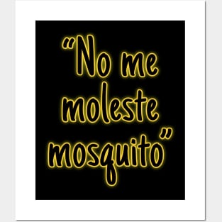 no me moleste mosquito Posters and Art